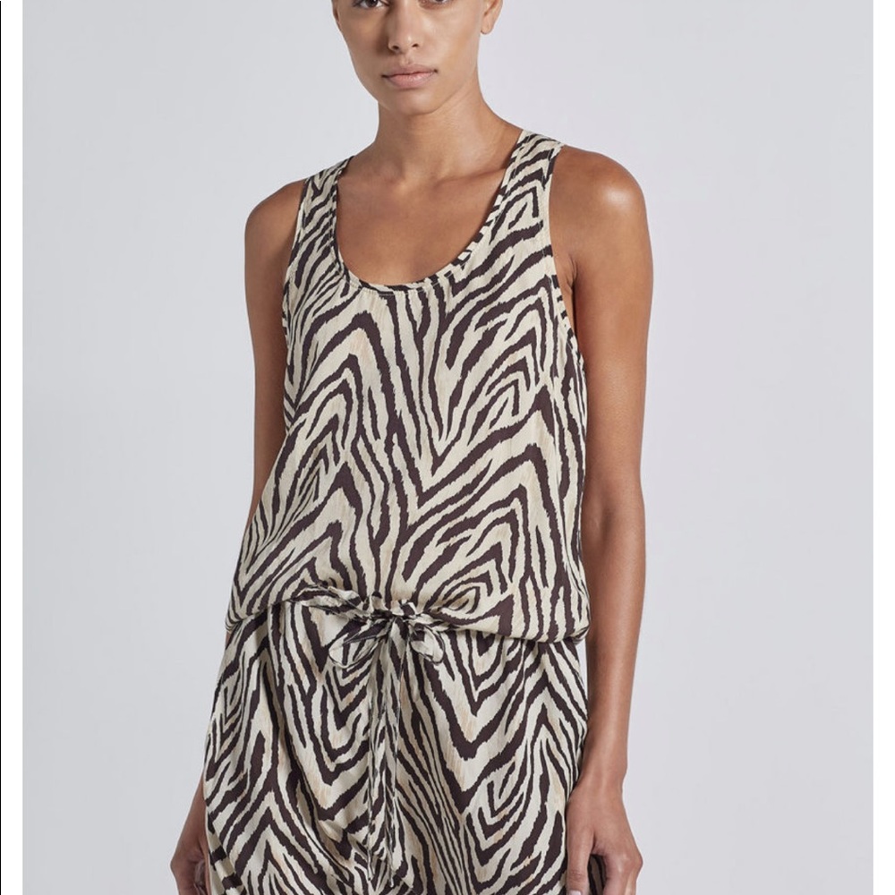 Current/Elliott Zebra Pattern Tank - Picture 2 of 4